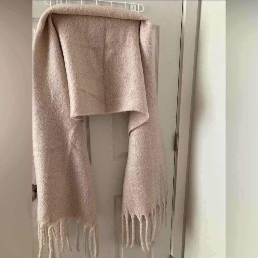 Chilean Pink Wool Shawl Wrap